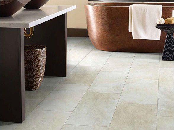 Shaw Luxury Vinyl Flooring PARAGON TILE PLUS  Shale